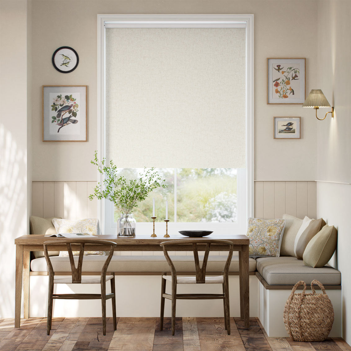 Colorized Twist2Go Sienna Blackout Oatmeal Roller Blind 9168