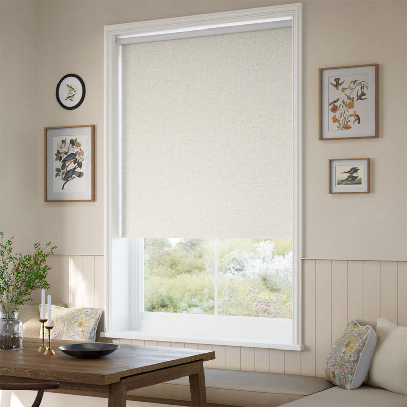ColorizedZoom Twist2Go Sienna Blackout Oatmeal Roller Blind 9168