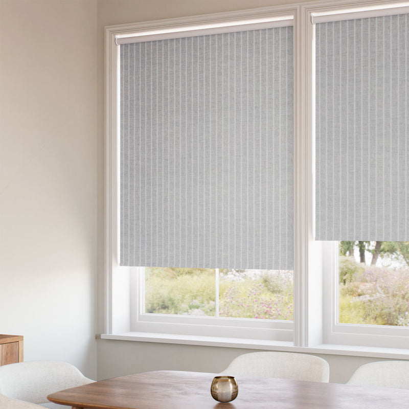 ColorizedZoom Twist2Go Choices Petra Stripe Soft Grey Roller Blind 9183