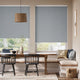 Colorized Giverny Navy Roller Blind 9196