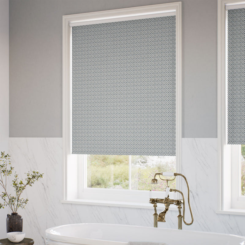 ColorizedZoom Giverny Slate Roller Blind 9197