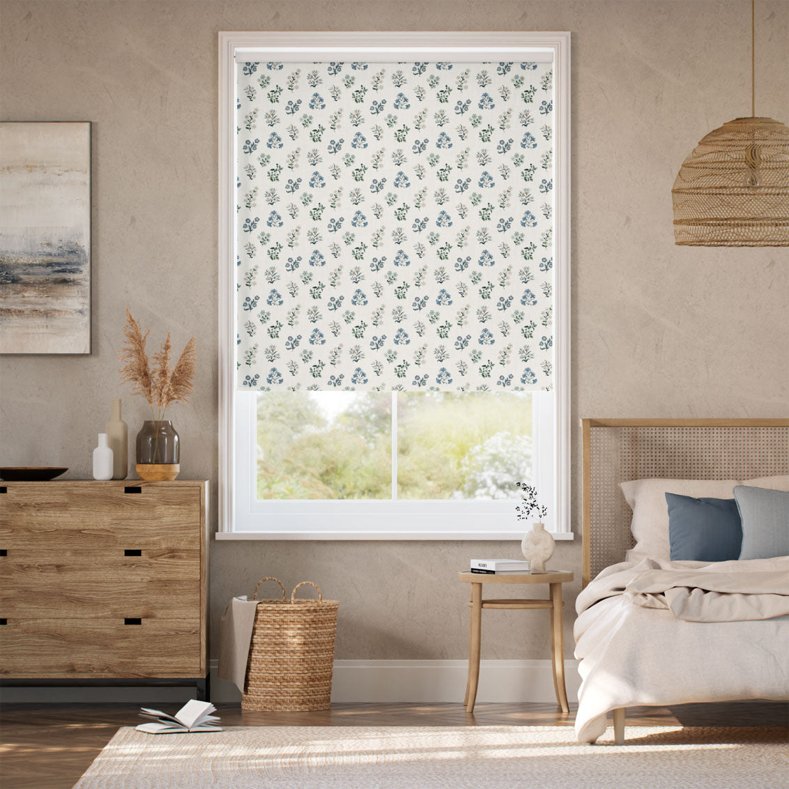 Colorized Leiden Persian Roller Blind 9201