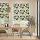 Colorized Monkey Business Linen Roller Blind 9203