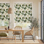 Colorized Monkey Business Linen Roller Blind 9203