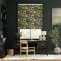 Colorized Passiflora Velvet Slate Roller Blind 9207