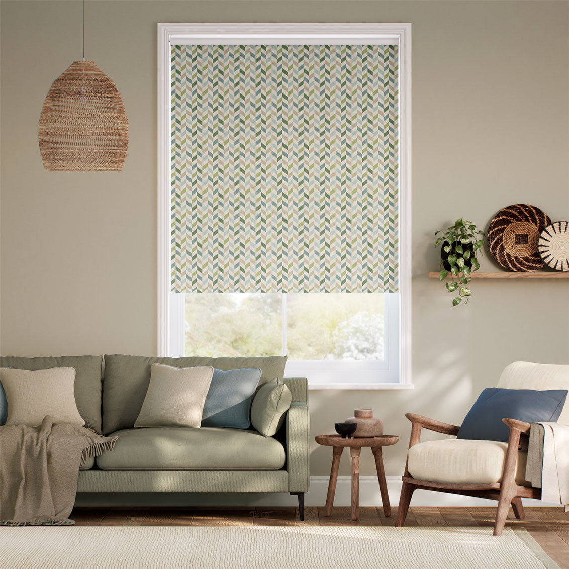 Colorized Twist2Go Phoenix Twister Roller Blind 9247