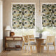 Colorized Twist2Go Toucan Velvet Jungle Roller Blind 9255