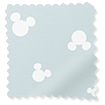 ColorizedSwatch Twist2Go Mickey Spots Blackout Sky Blue Roller Blind sample image 9279