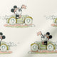 ColorizedPLA Minnie On The Move Border Blackout Blush Ivory Roller Blind 9297