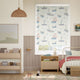 Colorized Twist2Go Donald Nautical Stripe Blackout Natural Roller Blind 9302
