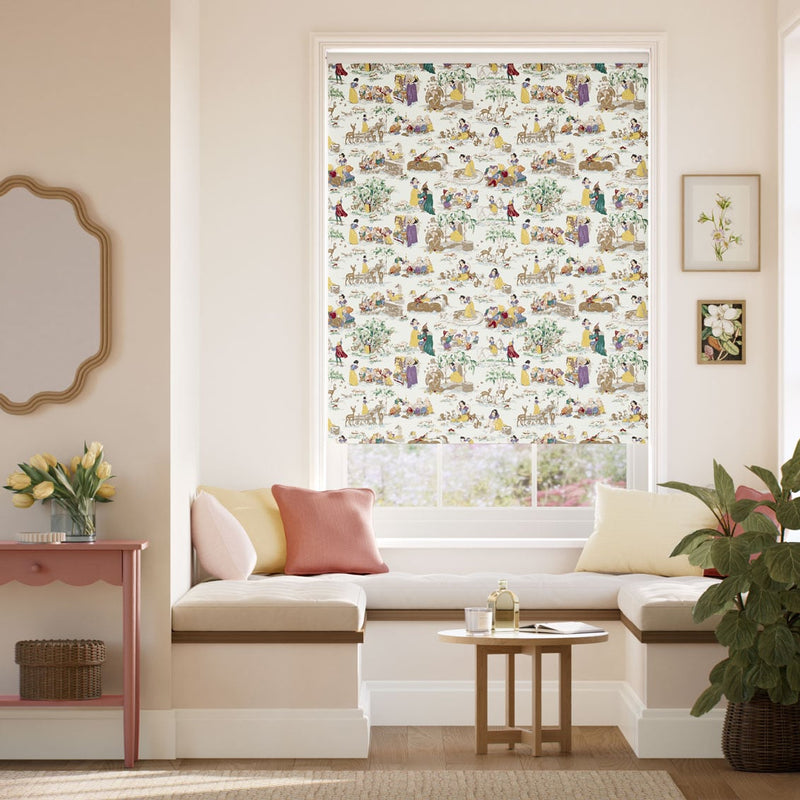 Colorized Twist2Go Snow White Blackout Ivory Roller Blind 9304