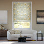 Colorized Magnolia Trail Faux Silk Gold Roman Blind 9333