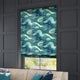 ColorizedZoom Marbled Velvet Jade Roman Blind 9343