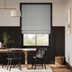 Colorized Giverny Slate Roman Blind