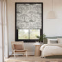 Colorized Kisumu Charcoal Roman Blind