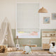 Colorized Mickey Spots Mink Roman Blind 9389
