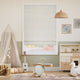 Colorized Mickey Spots Mink Roman Blind 9389