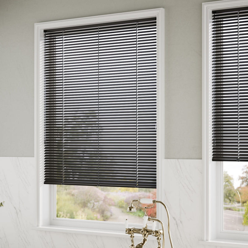 ColorizedZoom Essence Slate Grey Venetian Blind - 25mm Slat 2271