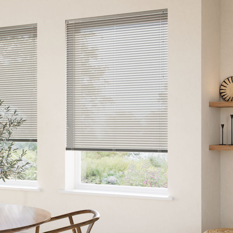 ColorizedZoom Industry Nickel Venetian Blind - 25mm Slat 2292