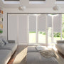 Colorized BiFold ClickFIT DuoLuxe Dove  Pleated Blind 2042