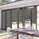 ColorizedZoom BiFold ClickFIT DuoLuxe Ash  Pleated Blind 2040