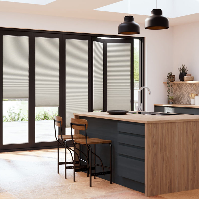 ColorizedZoom BiFold ClickFIT DuoShade Limewash Pleated Blind 2066