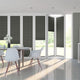Colorized BiFold ClickFIT Premier Iron Pleated Blind 2073