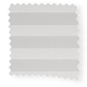 ColorizedSwatch BiFold ClickFIT Voile Natural Grey Pleated Blind sample image 2080