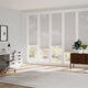 ColorizedZoom BiFold ClickFIT Voile Powder Grey Pleated Blind 2082