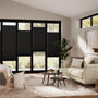 ColorizedZoom BiFold Adapt DuoShade Obsidian Pleated Blind 2105