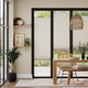 Colorized BiFold Adapt DuoShade Limewash Pleated Blind 2100