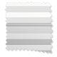 ColorizedSwatch BiFold Night & Day Duo Chantilly Pleated Blind sample image 2108