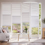 Colorized BiFold Night & Day Duo Snowdrift Pleated Blind 2110