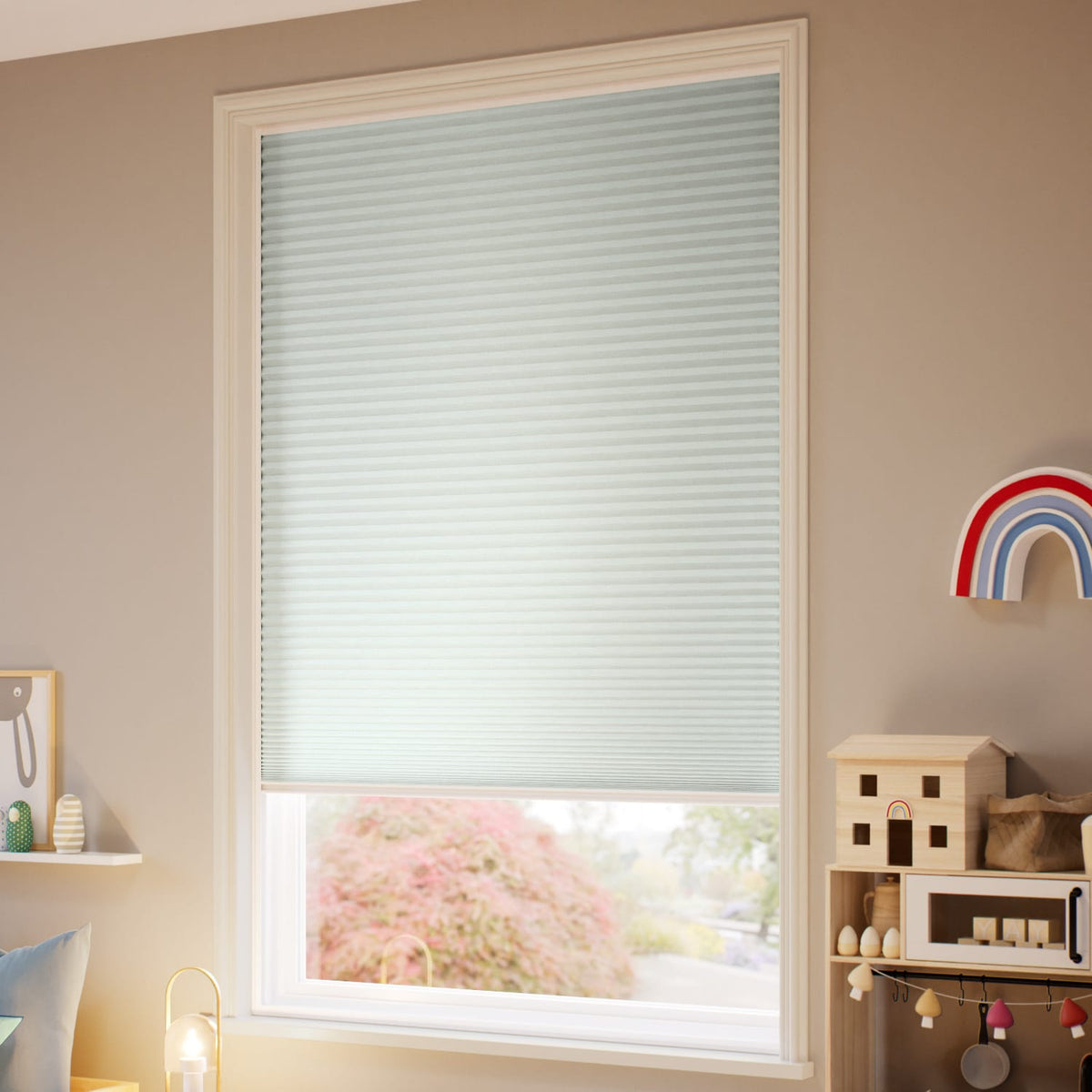 ColorizedZoom TotalShade Blackout Mint Thermal Blind 2133
