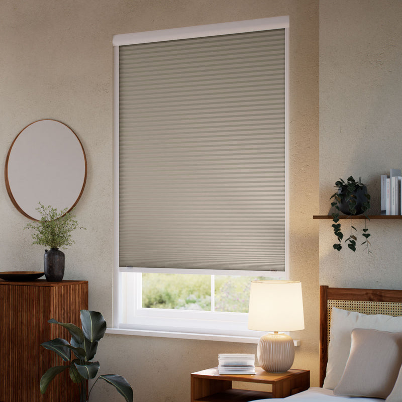 ColorizedZoom Click2Shade Complete Blackout Mushroom Thermal Blind 2160