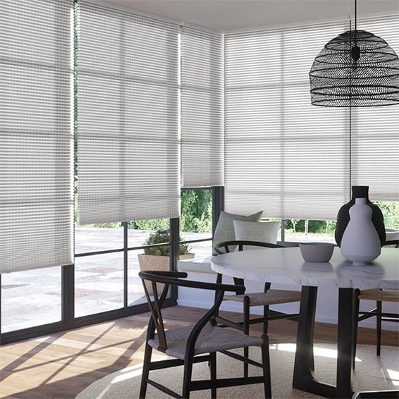 ColorizedZoom DuoLight Cordless Mosaic Cool Grey Thermal Blind 2186