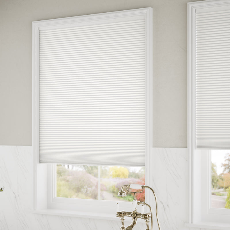 ColorizedZoom DuoShade Cordless Chalk  Thermal Blind 2218