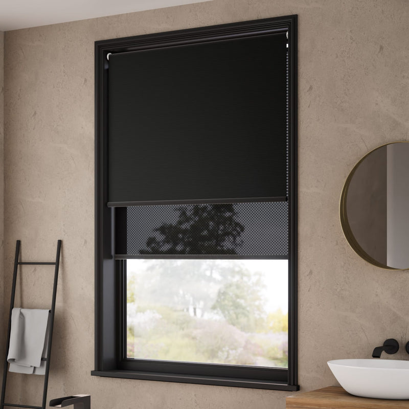 ColorizedZoom Twist2Go Atom Jet Double Roller Blind 2381