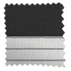 ColorizedSwatch Electric Alia Pitch Black Double Roller Blind sample image 2446