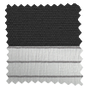 ColorizedSwatch Electric Alia Pitch Black Double Roller Blind sample image 2446