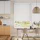 ColorizedZoom Illusion Pure White Roller Shade 2453