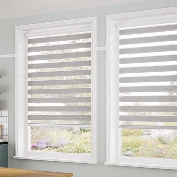 ColorizedZoom PerfectFIT Enjoy Luxe Glimmer Grey Roller Blind 2477