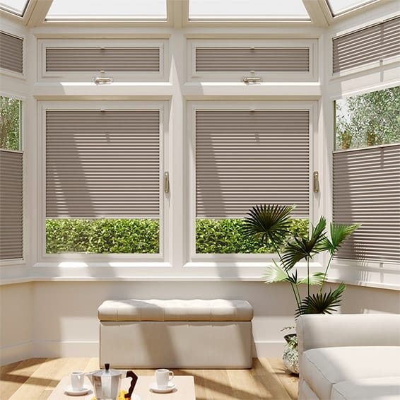 Colorized PerfectFIT DuoShade Mushroom  Thermal Blind 2495