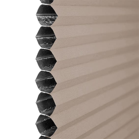 ColorizedZoom PerfectFIT DuoShade Mushroom  Thermal Blind 2495