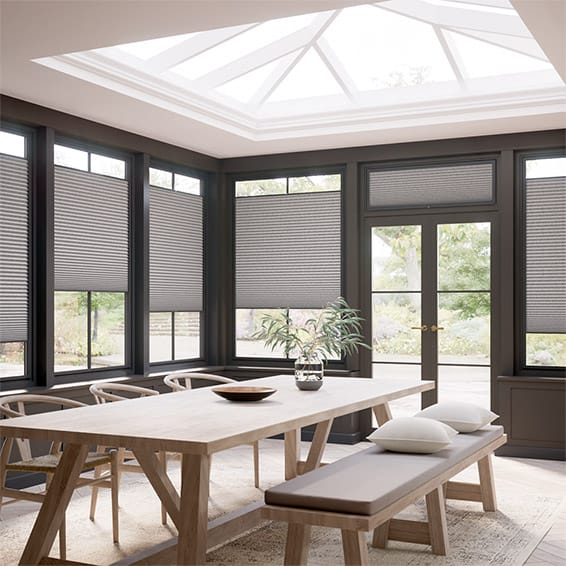ColorizedZoom PerfectFIT DuoShade Strie Lead Thermal Blind 2549