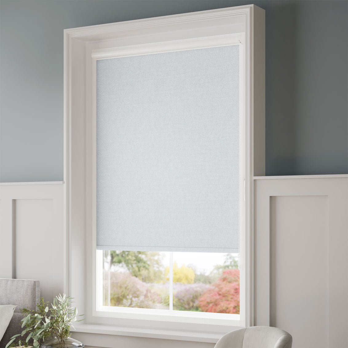 ColorizedZoom PerfectFIT Florence Blackout Quicksilver Roller Blind 2564