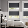 Colorized PerfectFIT Canali Blackout Charcoal Grey Roller Blind 2568