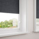 ColorizedZoom PerfectFIT Canali Blackout Charcoal Grey Roller Blind 2568