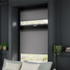 ColorizedZoom PerfectFIT Canali Blackout Steeple Grey Roller Blind 2575