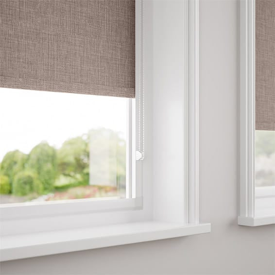 ColorizedZoom PerfectFIT Canali Blackout Mocha Roller Blind 2570